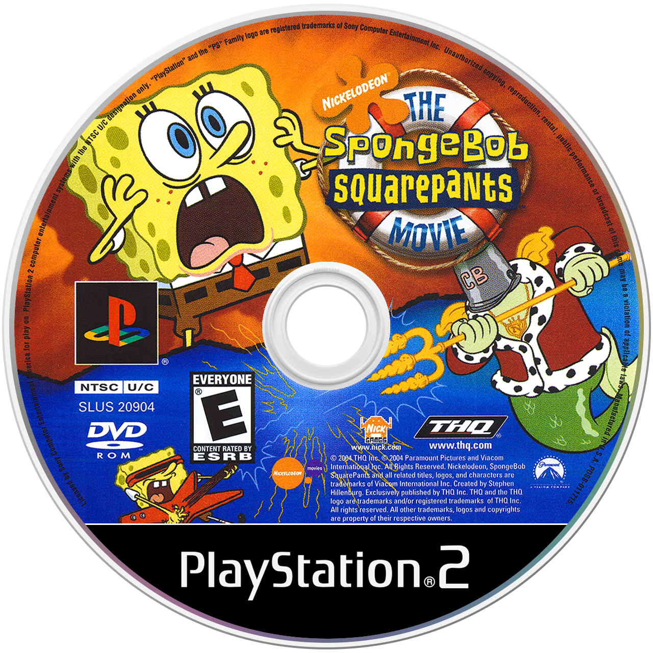 SpongeBob SquarePants The Movie media 2 for Playstation 2